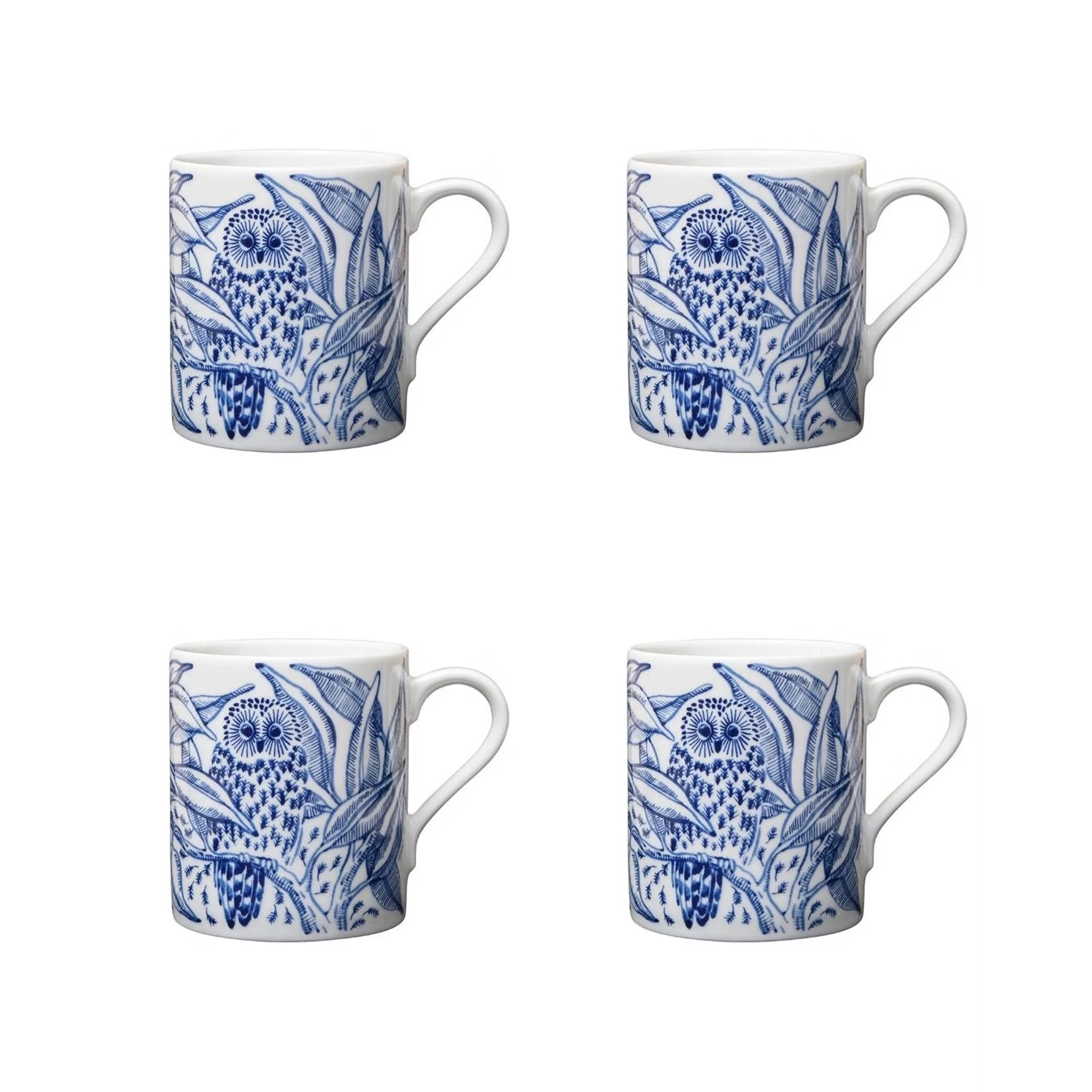 2:a-sortering Owls at Night Mugg 4-pack